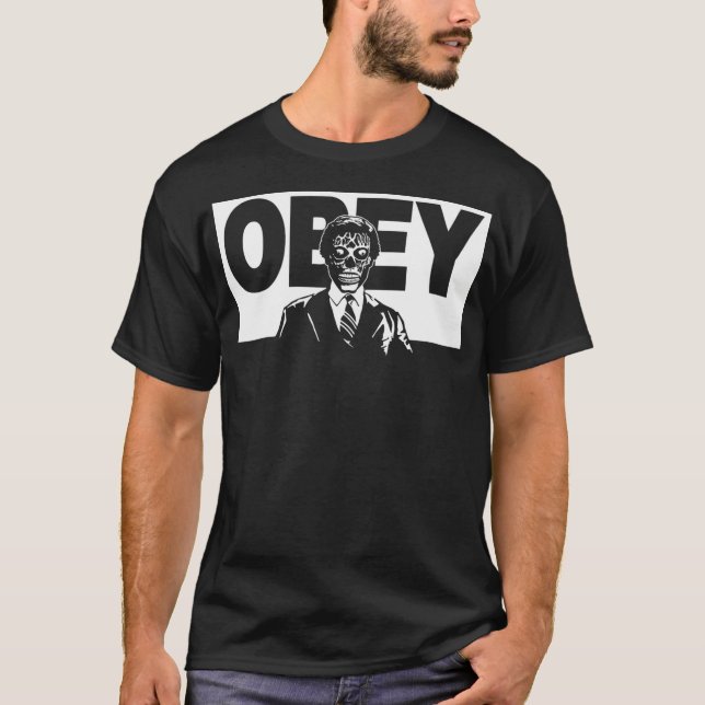 Camiseta Viven Obey Alien (Anverso)