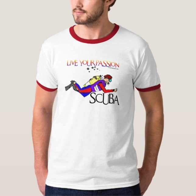 CAMISETA VIVEN SUS PASSION-SCUBA (Anverso)