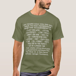 Camiseta Vives En Una Granja De Impuestos Como Humanos De R