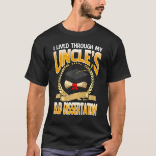 Camiseta Viví A Través De La Graduación De La Tesis De Edd