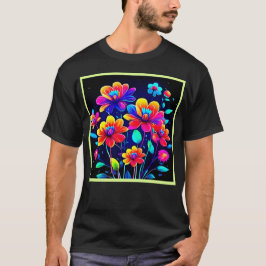 Camiseta Vivid Floral Bouquet