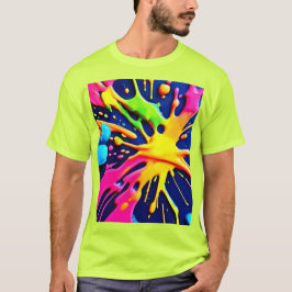 Camiseta Vivid Neon Splash