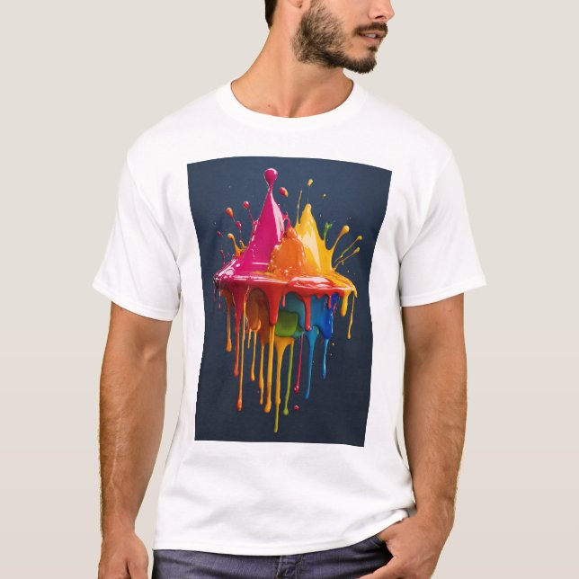 Camiseta Vivid Palette Drip Tee (Anverso)