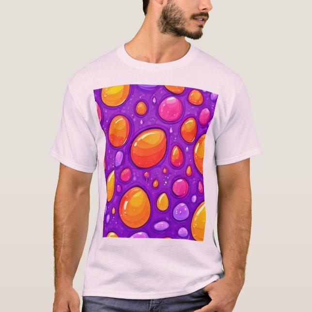 Camiseta Vivid Raindrop Personalizado Art (Anverso)