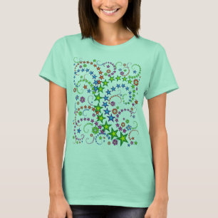 Camiseta vivid stars composition