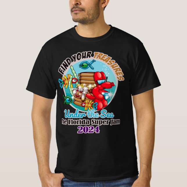 Camiseta Vivid Underlay (Negro) Mens Tee Shirt (Anverso)