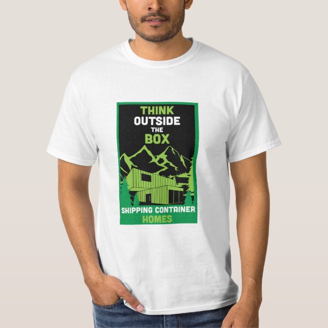 Camiseta Vivienda de contenedor de envío (Anverso)