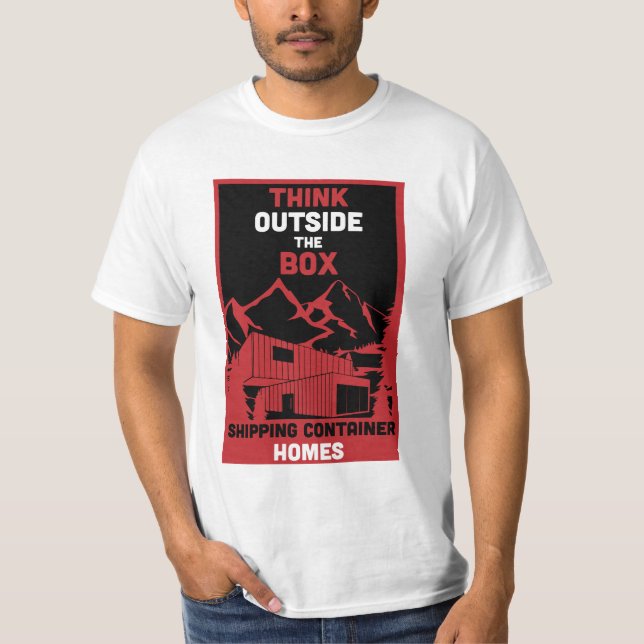 Camiseta Vivienda de contenedor de envío (Anverso)