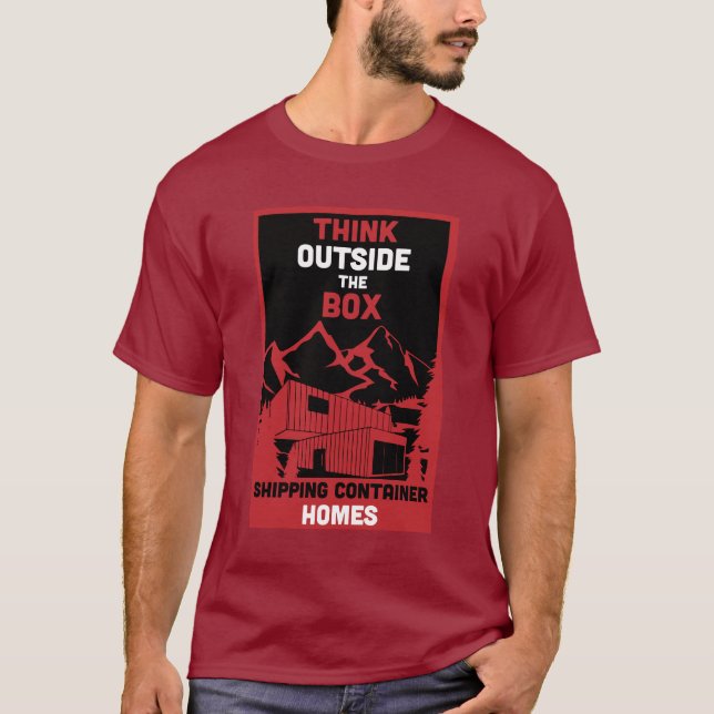 Camiseta Vivienda de contenedor de envío (Anverso)
