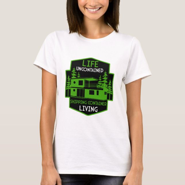 Camiseta Vivienda de contenedor de envío (Anverso)