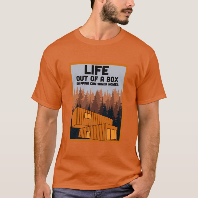 Camiseta Vivienda de contenedor de envío (Anverso)