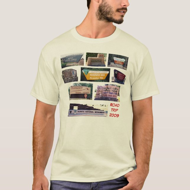 Camiseta ¡Viviendas de acantilado y ruinas y petroglifos, (Anverso)