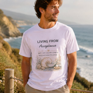 Camiseta Viviendo Desde la Aceptación – Cristiano Inspirado