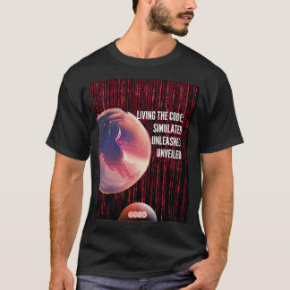 CAMISETA VIVIENDO EL CÓDIGO SIMULADO SIN LIBERAR DESVELADO