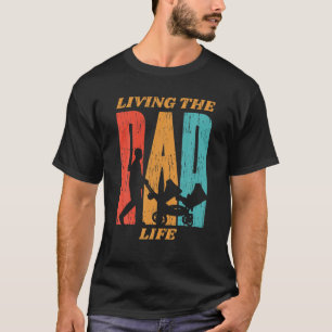 Camiseta Viviendo El Padre Vivo Paseando Un Pram