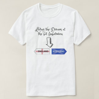 Camiseta Viviendo el sueño en el medio intermedio