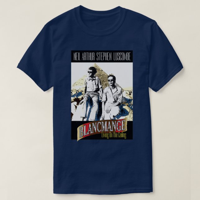 Camiseta Viviendo en Blancmange  (Diseño del anverso)