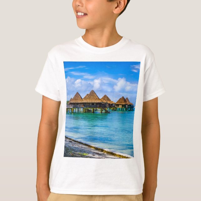 Camiseta Viviendo en el agua (Anverso)