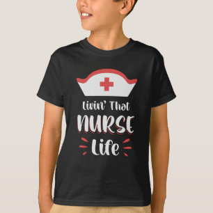 Camiseta Viviendo en la enfermería de emergencia médica de 