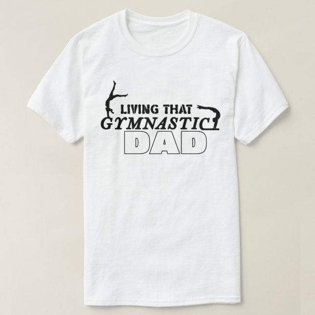 Camiseta Viviendo esa Gimnasia Papá, La Gimnasia Ama (Diseño del anverso)