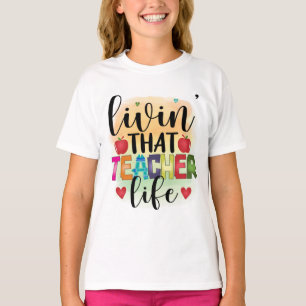 Camiseta Viviendo Esa Vida Del Profesor - Regalo Para Los M