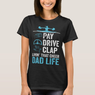 Camiseta Viviendo ese aplauso de la vida de papá rico