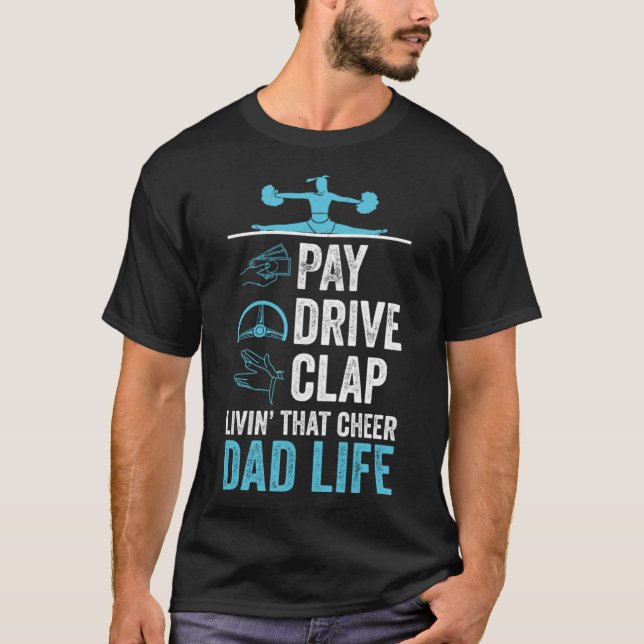 Camiseta Viviendo ese aplauso de la vida de papá rico (Anverso)