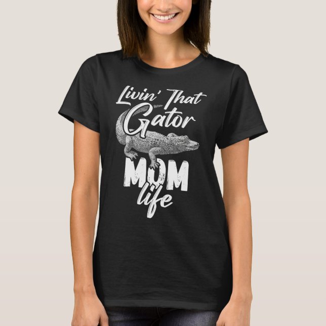Camiseta Viviendo Ese Gator Mamá Madre Patria (Anverso)