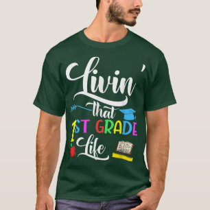 Camiseta Viviendo ese primer curso de la vida en primer gra