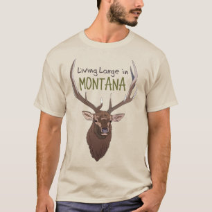 Camiseta Viviendo grande en Montana