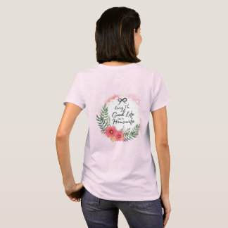 Camiseta Viviendo la buena vida como ama de casa