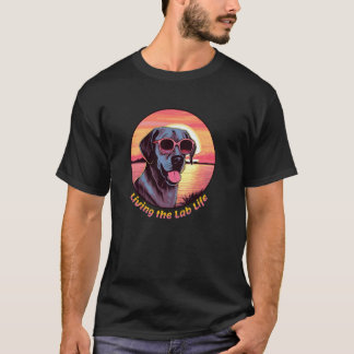 Camiseta Viviendo la vida de laboratorio para Labrador Retr