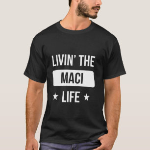 Camiseta Viviendo la vida de Maci Reunión familiar escuadró