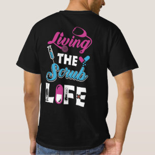 Camiseta Viviendo la vida del crudo - Regalo de Stethoscope