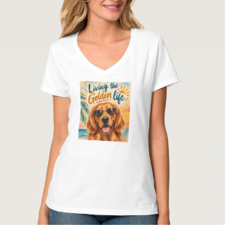 Camiseta - Viviendo la vida dorada