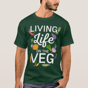 Camiseta Viviendo la Vida en la Vegetal