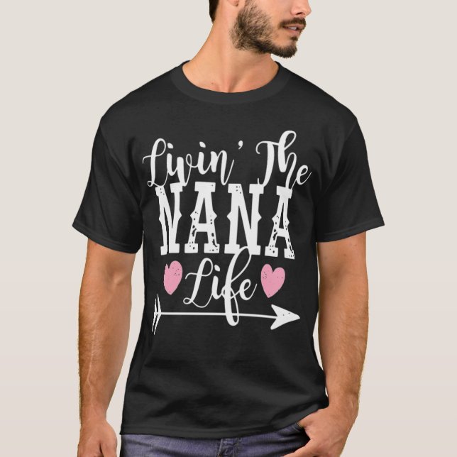 Camiseta Viviendo la vida en Nana Vida en Gildan Caballo fe (Anverso)