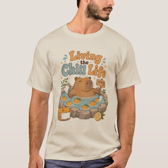 Camiseta Viviendo la Vida Relajada (Anverso)