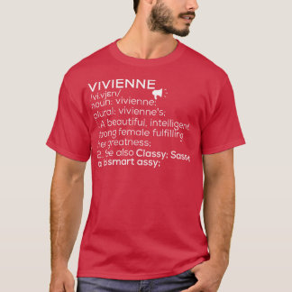 Camiseta Vivienne Name Vivienne Definition Vivienne Mujer