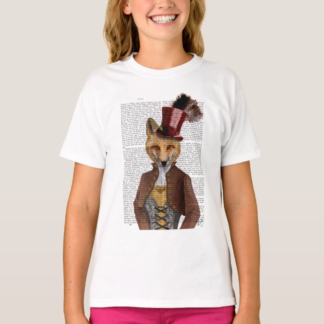 Camiseta Vivienne Steampunk Fox (Anverso)