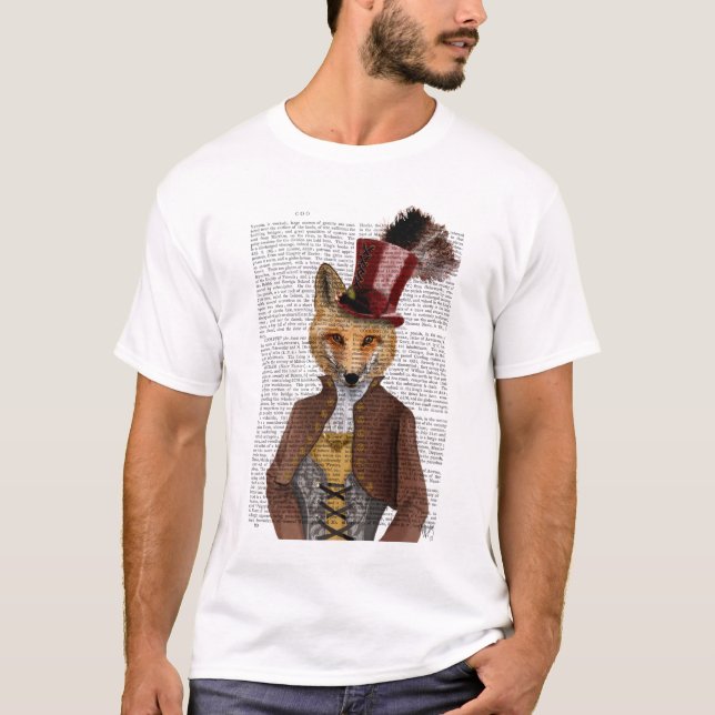 Camiseta Vivienne Steampunk Fox (Anverso)