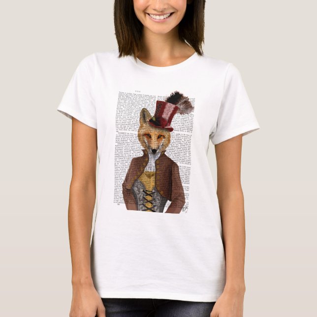 Camiseta Vivienne Steampunk Fox (Anverso)