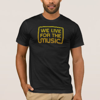 Camiseta Vivimos para la oscuridad de la música