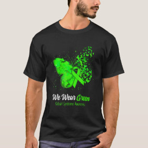 Camiseta Vivimos Síndrome Verde Kabuki Conciencia Mariposa