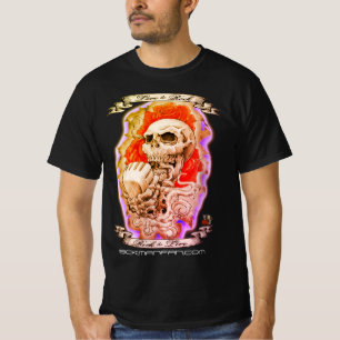 CAMISETA VIVIR A ROCK, ROCK PARA VIVIR