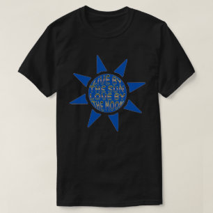 Camiseta VIVIR AL SOL AMOR DE LA LUNA inspiradora