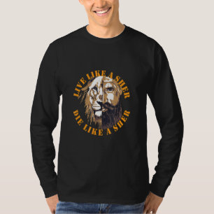Camiseta Vivir Como Un León Sher Sikh