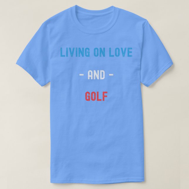 Camiseta Vivir con amor y golf Trimix (Diseño del anverso)