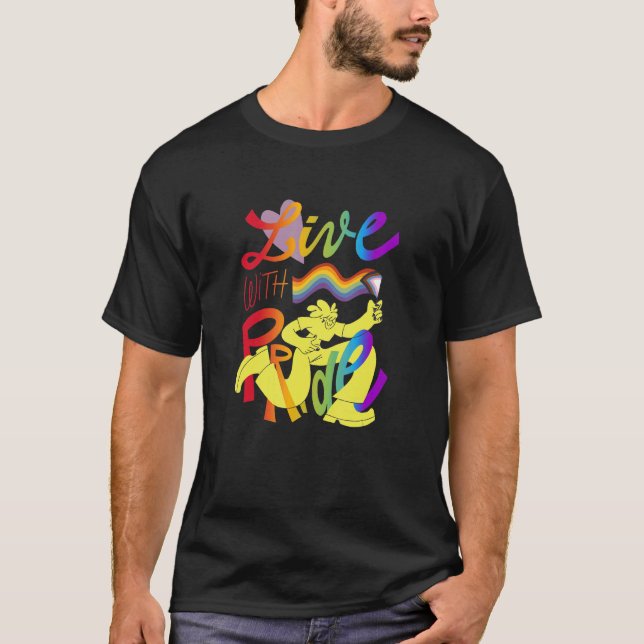 Camiseta Vivir con orgullo (Anverso)