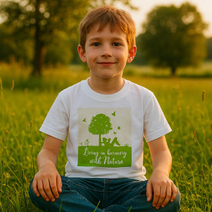 Camiseta Vivir en armonía en la naturaleza